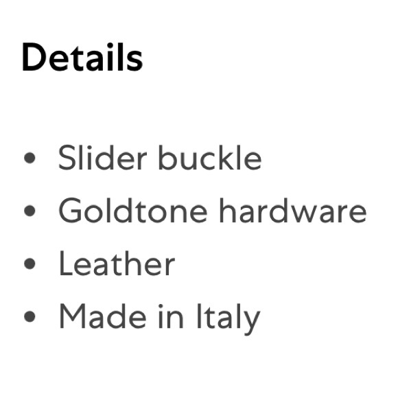 Valentino by Mario Valentino Justine Monogram Print Leather Belt - Picture 3 of 6